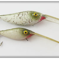 Vintage South Bend Silver Flash Rock Hopper Lure Pair