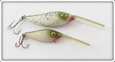 Vintage South Bend Silver Flash Rock Hopper Lure Pair