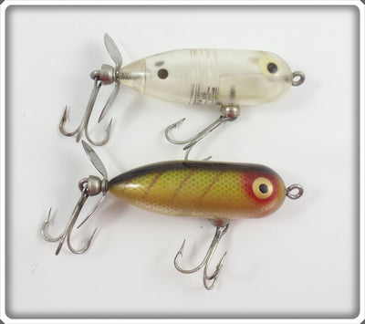 Heddon Tiny Torpedo Pair: Clear & Perch