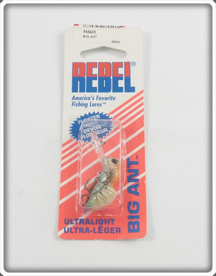 Rebel White, Blue & Orange Big Ant On Card