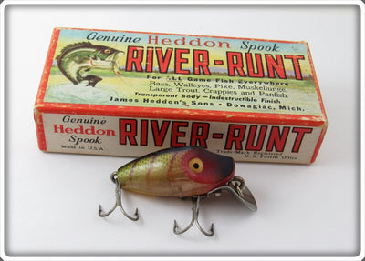 Vintage Heddon Perch Midgit Digit Lure In Correct Box 9020-L