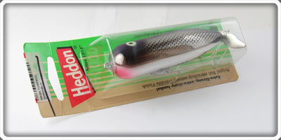 Heddon Black Shiner Glitter Magnum Torpedo Lure On Card