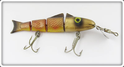 Vintage Sportland Gold Scale Shimmy Shiner Lure
