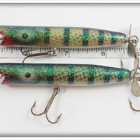 Unknown Stan Gibbs Type Popper Pair: Striped With Glitter