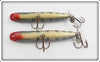 Unknown Stan Gibbs Type Popper Pair: Striped With Glitter