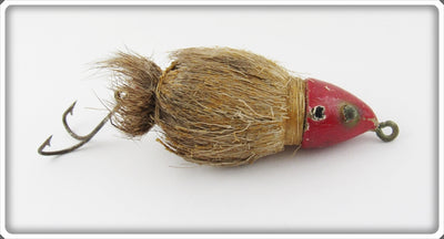 Vintage Paw Paw Red Head Hair Mouse Lure 