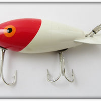 Bomber Bait Co Red Head White Model 400 In Box
