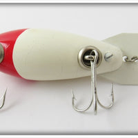 Bomber Bait Co Red Head White Model 400 In Box