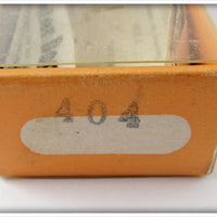 Bomber Bait Co Red Head White Model 400 In Box