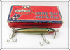 Vintage Shakespeare Gold Scale Slim Jim Lure In Box