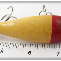 Paw Paw Touched Up Red & White Crippled Minnow