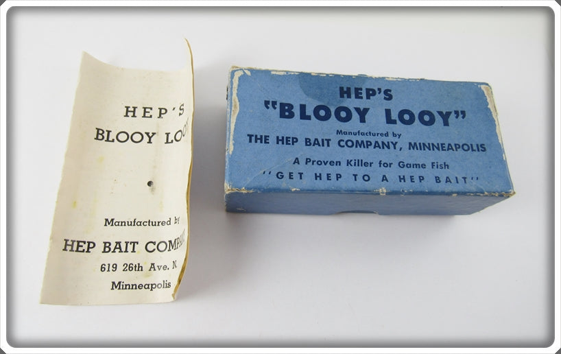 Hep's Blooy Looy Empty Box With Insert