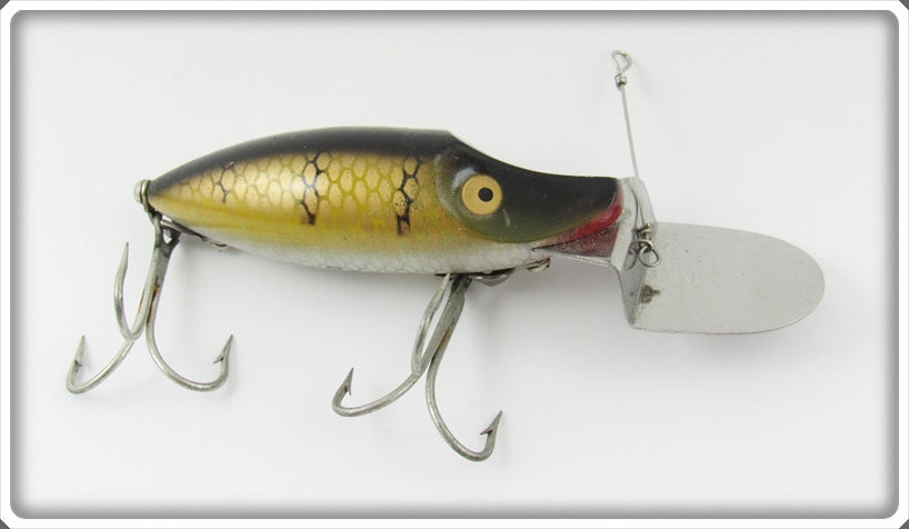 Vintage Heddon Pike Scale Go Deeper River Runt Lure