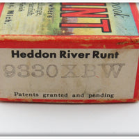 Heddon Black Shore Jointed River Runt In Box