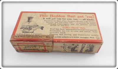 Heddon Empty Brush Box For Red & White Shore Crazy Crawler