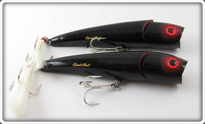 Creek Chub Black Knuckle Head Lure Pair