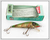 Vintage Heddon Perch Tiger Lure In Box