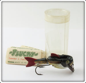 Vintage Plucky Lure Made In France In Tube With Paperwork