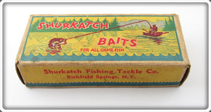 Vintage Shurkatch Fishing Tackle Co Empty Lure Box