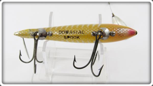 antique fishing lure dowagiac spook Vintage Heddon Yellow Shore Dowagiac Spook Lure For Sale