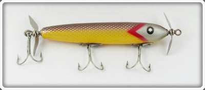 Vintage Paw Paw Silver Scale Aristocrat Torpedo Lure