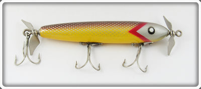 Vintage Paw Paw Silver Scale Aristocrat Torpedo Lure 