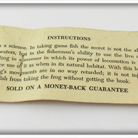 U-Ketch-Em Co Frog Harness On Card