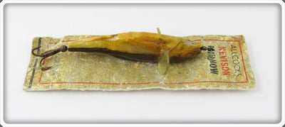 Vintage Allcocks Nevison Minnow Lure On Card