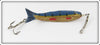 Vintage Unknown Blue & Gold Swedish Minnow Lure
