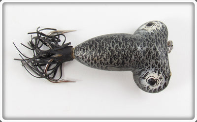 Vintage Burke Black & Grey Bassassin Flex Plug Lure