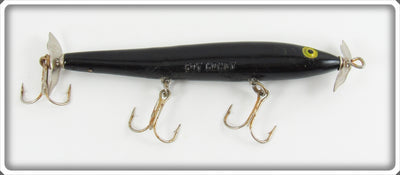 Vintage Cotton Cordell Solid Black Boy Howdy Lure