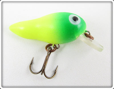 Rebel Chartreuse & Green Tad Fry Lure