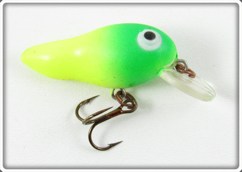 Rebel Chartreuse & Green Tad Fry Lure