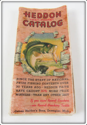 Vintage Heddon Vest Pocket Catalog 