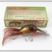 Vintage Creek Chub Pikie Scale Plastic Dingbat Lure In Box