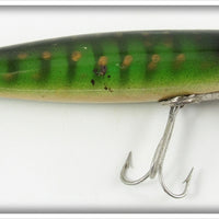 Vintage Paw Paw Green With Gold Dots Pikie Lure