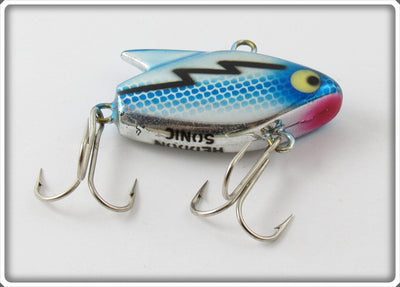 Vintage Heddon Blue Chrome Shiner Sonic Lure