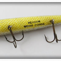 Heddon Yellow & Silver Wood Cobra