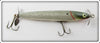 Vintage Heddon Silver Wood Surface Cobra Lure