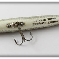 Heddon Silver Wood Surface Cobra