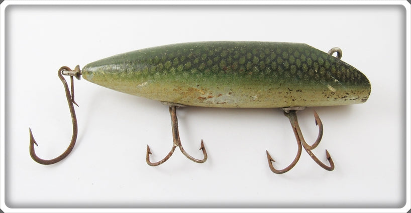bass oreno fishing lure for sale Vintage South Bend Green Scale No Eye Bass Oreno Lure For Sale