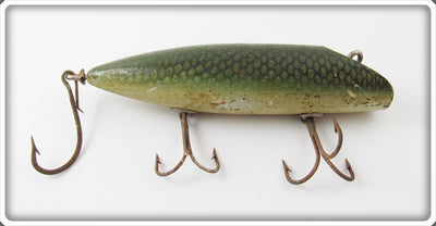 Vintage South Bend Green Scale No Eye Bass Oreno Lure