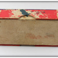 Shakespeare White & Red Midget Spinner In Box