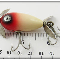 Shakespeare White & Red Midget Spinner In Box