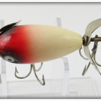 Shakespeare White & Red Midget Spinner In Box