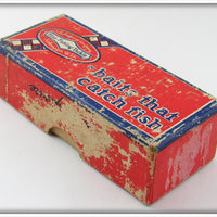 Shakespeare White & Red Midget Spinner In Box