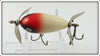 Pflueger White & Red Midget Spinner