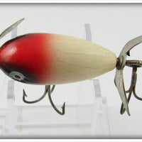 Pflueger White & Red Midget Spinner