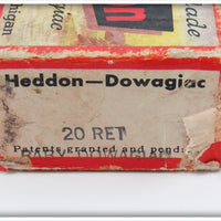 Heddon Red Eyes & Tail Baby Dowagiac Empty Box