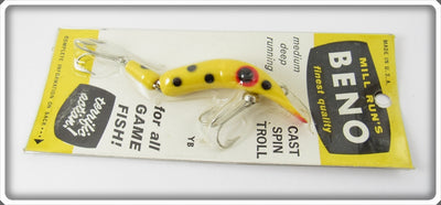 Mill Run Yellow Black Spots Beno On Card